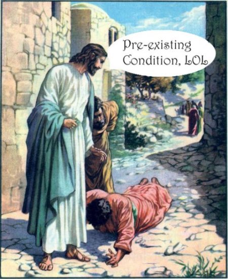 Jesus healing